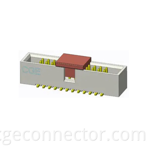 SMT Vertical type 1.27mm Box Header Connector